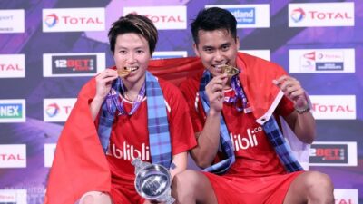 Tontowi/Liliyana Raih Gelar Juara Dunia Bulu Tangkis Kedua