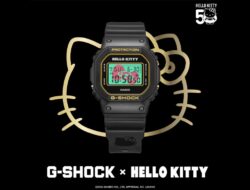 Kolaborasi Casio G-SHOCK dan Hello Kitty untuk Ulang Tahun Emas