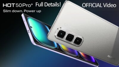 Infinix Hot 50 Pro Plus, HP Tipis dengan Layar AMOLED dan Chip Helio G100