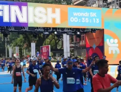 Ribuan Pelari Ramaikan Jakarta Running Festival 2024 di Monas