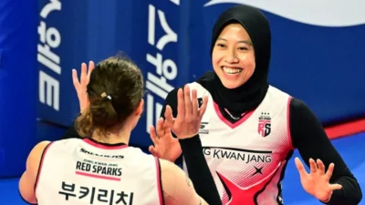 Megawati Hangestri Terpilih sebagai MVP Round 3 Liga Voli Korea: Sebuah Penghargaan yang Layak