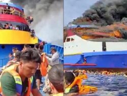 Kebakaran Mengerikan di KM Barcelona 5: Tragedi Laut yang Menghancurkan