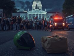 Driver Ojol Tewas Dilindas Rantis Brimob Saat Demo di Jakarta