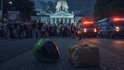 Driver Ojol Tewas Dilindas Rantis Brimob Saat Demo di Jakarta